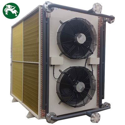 Efficiënte warmteafvoer Verticale droge koeler HVAC met ventilator Custom Design voor gebruik aan zee