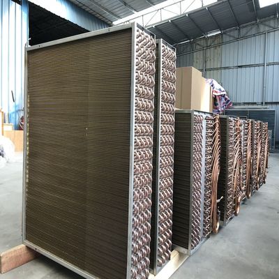Op maat gemaakte koperbuis Aluminium verdamper Fin type voor luchtbehandelingsunit