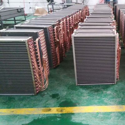 Op maat gemaakte koperbuis Aluminium verdamper Fin type voor luchtbehandelingsunit