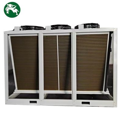 Energiebesparende V-type droge koeler HVAC voor databankkamer Warmteafvoer met drie ventilatoren