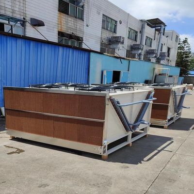 Grote luchtgekoelde koelmachine koperbuis aluminium vin voor koeling in raffinaderijen