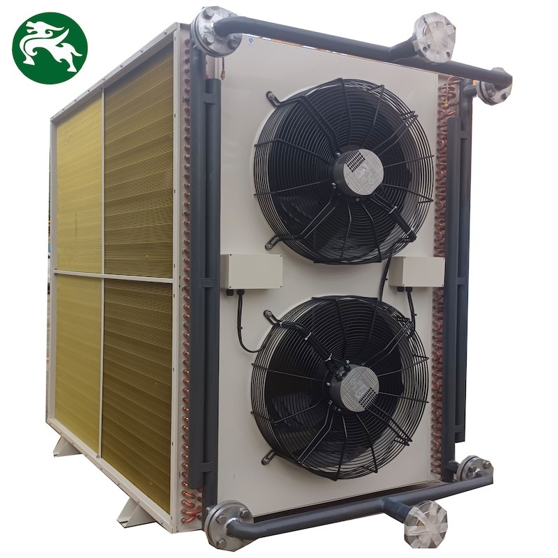 H-type droogwaterkoeler met dubbele EC-ventilator voor datacenter