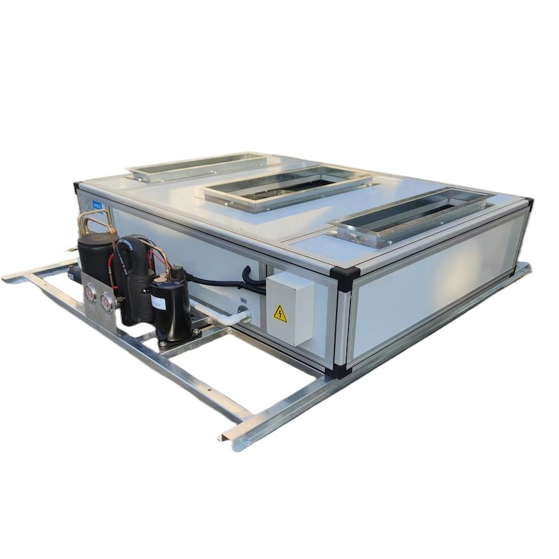 1-5HP Super Slim Plafond Hangend Watergekoeld DX Air Handling Unit Luchtzuivering HVAC Voor Industrieel