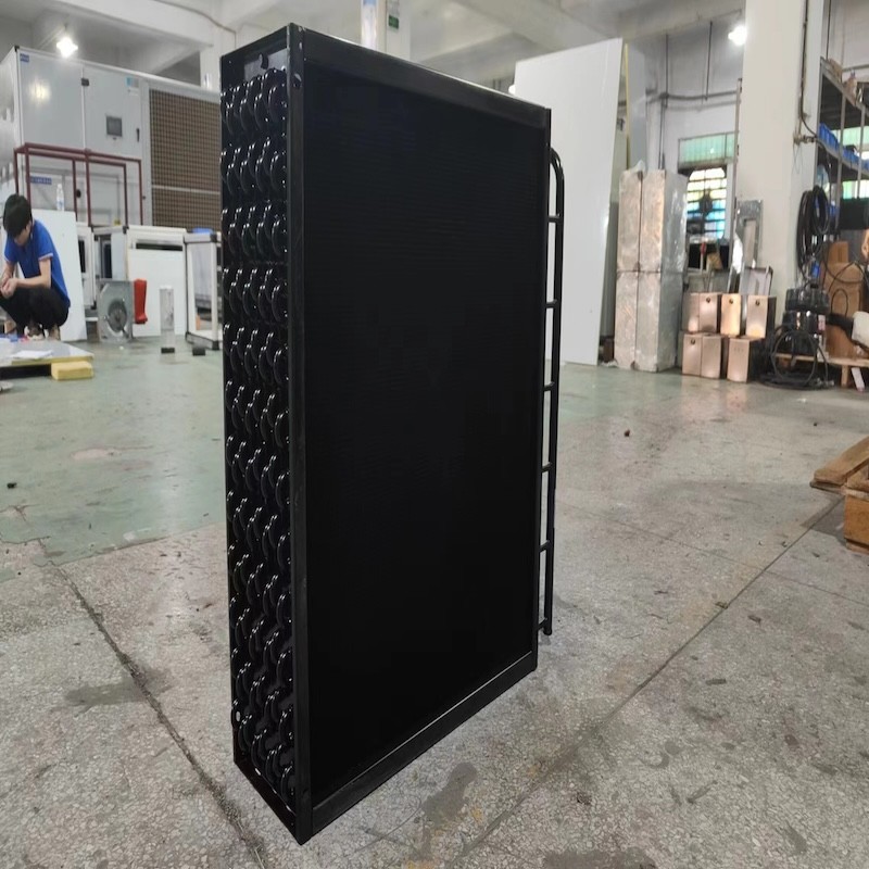 Verdunning van koperen buizen met scharnieren Elektroforese Zwart voor luchtbehandeling