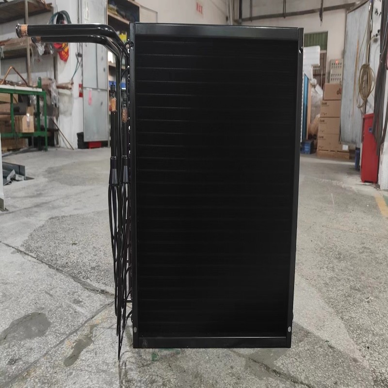 Zijdelings blazen koperbuis verdamper Elektroforese Zwart Voor koelapparatuur