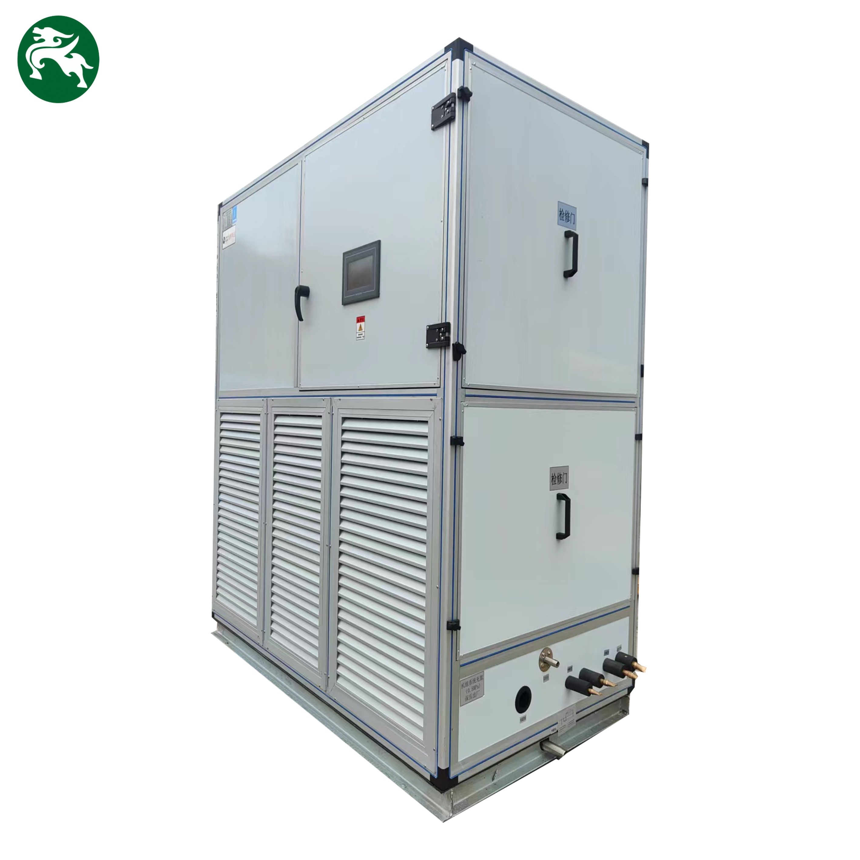 Gepersonaliseerd ontwerp High EER Air Cooled Direct Expansion Air Handler And Condensing Unit Industrieel koelsysteem