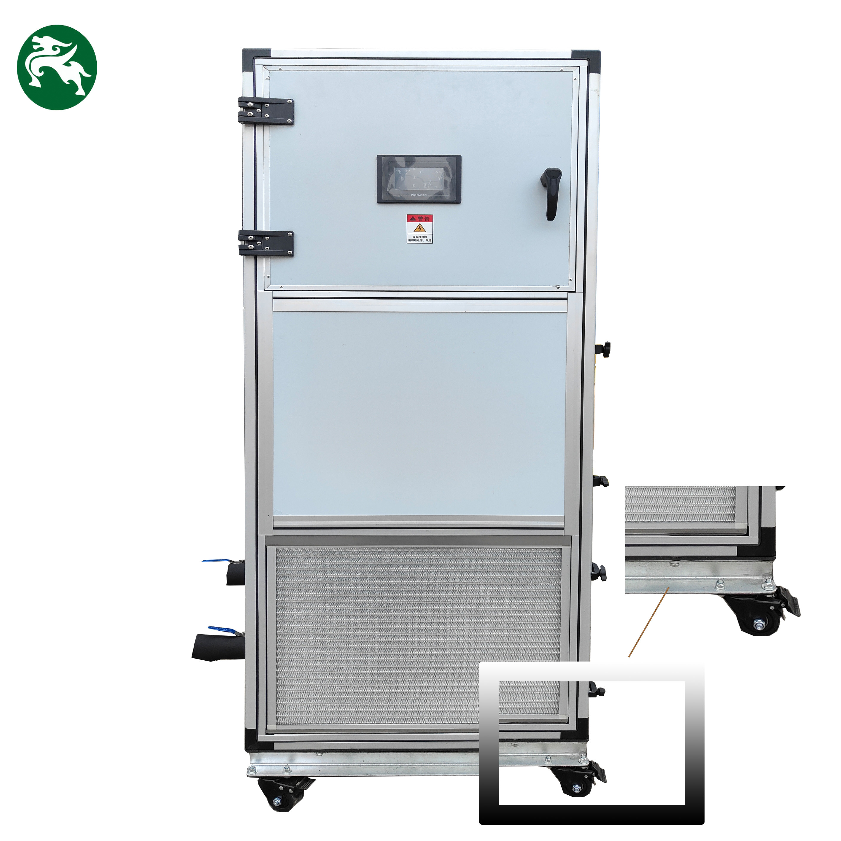 Kleine industriële mobiele luchtkoelingseenheid, watergekoeld direct uitbreidingstype HVAC-systeem